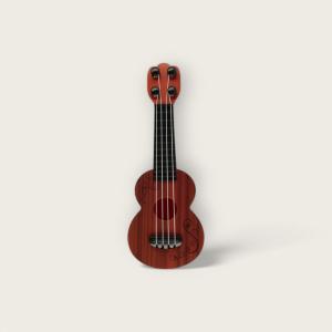 Mini Melody Mahogany Toy Guitar – Floral Etch Design
