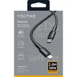 Voltme Powerlink EDC Series Cable Type C to lightning 2.0 M 3A 30W  Black