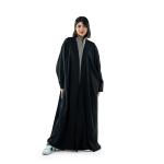 عباية مفتوحة أنيقة بأكمام واسعة