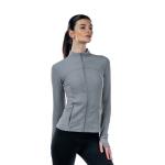 سترة بقصة ضيقة مع سحاب كامل