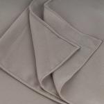 Cotton and Polyester Scarf with Fine Stitch Edges - Light Brown