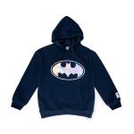 Hoodie with Batman Dark Knight logo print on front and back