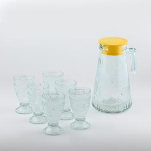 Country Charm 7 Pieces country Set With Glases 