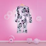 Minnie Mouse printed long-sleeved pajama set