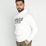 سويت شيرت بغطاء رأس بطبعة هنكل