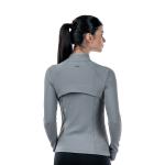 سترة بقصة ضيقة مع سحاب كامل