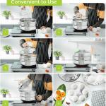 Kitchen Mark Stainless Steel Idli Steamer 