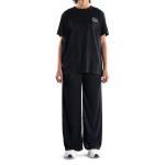 طقم ملابس منزلية بنقشة مضلعة تطريز على الصدر وقصة مريحة راحة وأناقة في كل لحظة