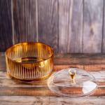 Luxury Acrylic Candy Bowl diamond-cut pattern Design