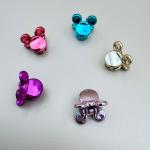 Mini Metallic Mouse-Ear Hair Claw Clips