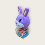 Bunny Head Play Dough Set – 14 Colors Modeling Clay Kit with Cute Animal Storage