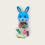 Bunny Head Play Dough Set – 14 Colors Modeling Clay Kit with Cute Animal Storage