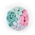 Baby Essentials 24-Pack Soft Terry Washcloth Set