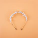Hand-Wired Pearl & Crystal Bead Headband
