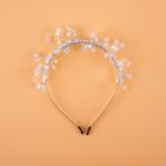 Floral Frost Elegance Headband