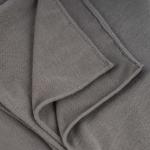 Cotton and Chiffon Scarf with Fine Stitch Edges - Ash Green