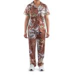Paisley Print Satin Pajama Set, Soft & Breathable