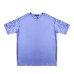Women's Embroidered Sleeve T-Shirt with Tech-Art Detailing