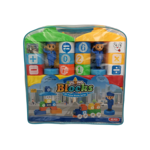 DIY Police Building Blocks Set