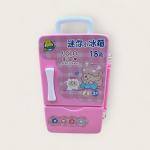 Play Dough Set in Mini Pink Refrigerator Style Box - 18 Colors with Fun Molds and Tools