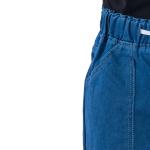 Elastic Waist Relaxed Fit Multi-Pocket Cargo Jeans