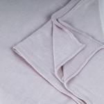 Cotton and Chiffon Scarf with Fine Stitch Edges - LIght Cream