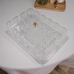 Rectangular Acrylic Dessert Plate