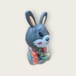 Bunny Head Play Dough Set – 14 Colors Modeling Clay Kit with Cute Animal Storage