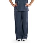 طقم ملابس منزلية بنقشة مضلعة تطريز على الصدر وقصة مريحة راحة وأناقة في كل لحظة