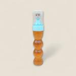 أنبوب سلايم لامع على شكل دمية أميرة مع غطاء علوي لطيف