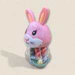 Bunny Head Play Dough Set – 14 Colors Modeling Clay Kit with Cute Animal Storage