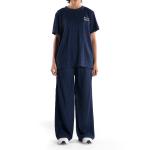 طقم ملابس منزلية بنقشة مضلعة تطريز على الصدر وقصة مريحة راحة وأناقة في كل لحظة