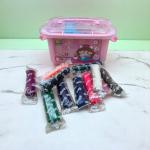 مجسم طين تشكيل للأطفال مجموعة عجينة لعب 24 لون مع قوالب شخصيات كرتونية