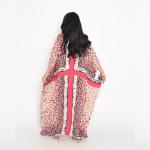 قفطان أرجواني بتفصيل فضفاض