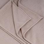 Cotton and Chiffon Scarf with Fine Stitch Edges - Toffee Cream