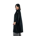 Open-Front Kamino Style Abaya with Subtle Detailing