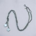 Twin Bloom Charm Necklace