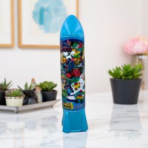Rocket-Shaped Stitch Building Block Set with 195 Imaginative Puzzle Pieces