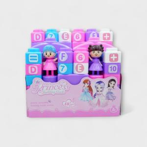 Learning Princess Blocks with Cute Dolls