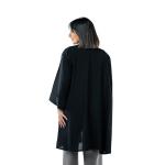 Open-Front Kamino Style Abaya with Subtle Detailing